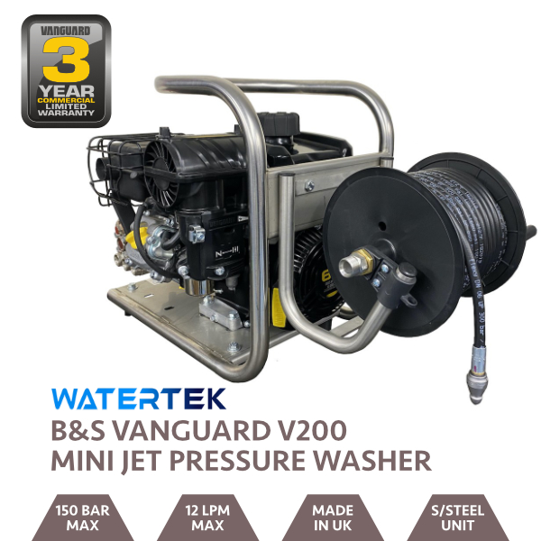 WATERTEK Mini Jet Vanguard 6.5HP Pressure Washer